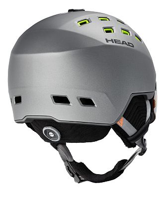 Превью Шлем горнолыжный Шлем горнолыжный HEAD Radar Anthracite/Lime (323412)